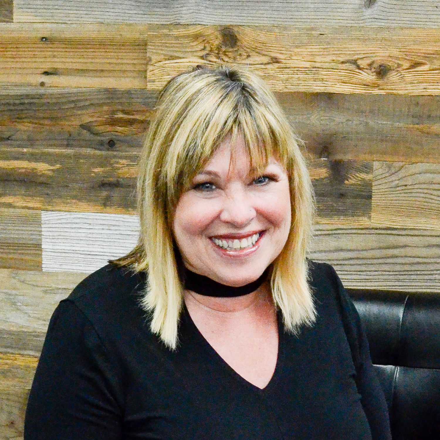 Portrait of DARLENE MULDER, a professional stylist at Beyond the Fringe Hair Designs, showcasing their expertise and style.