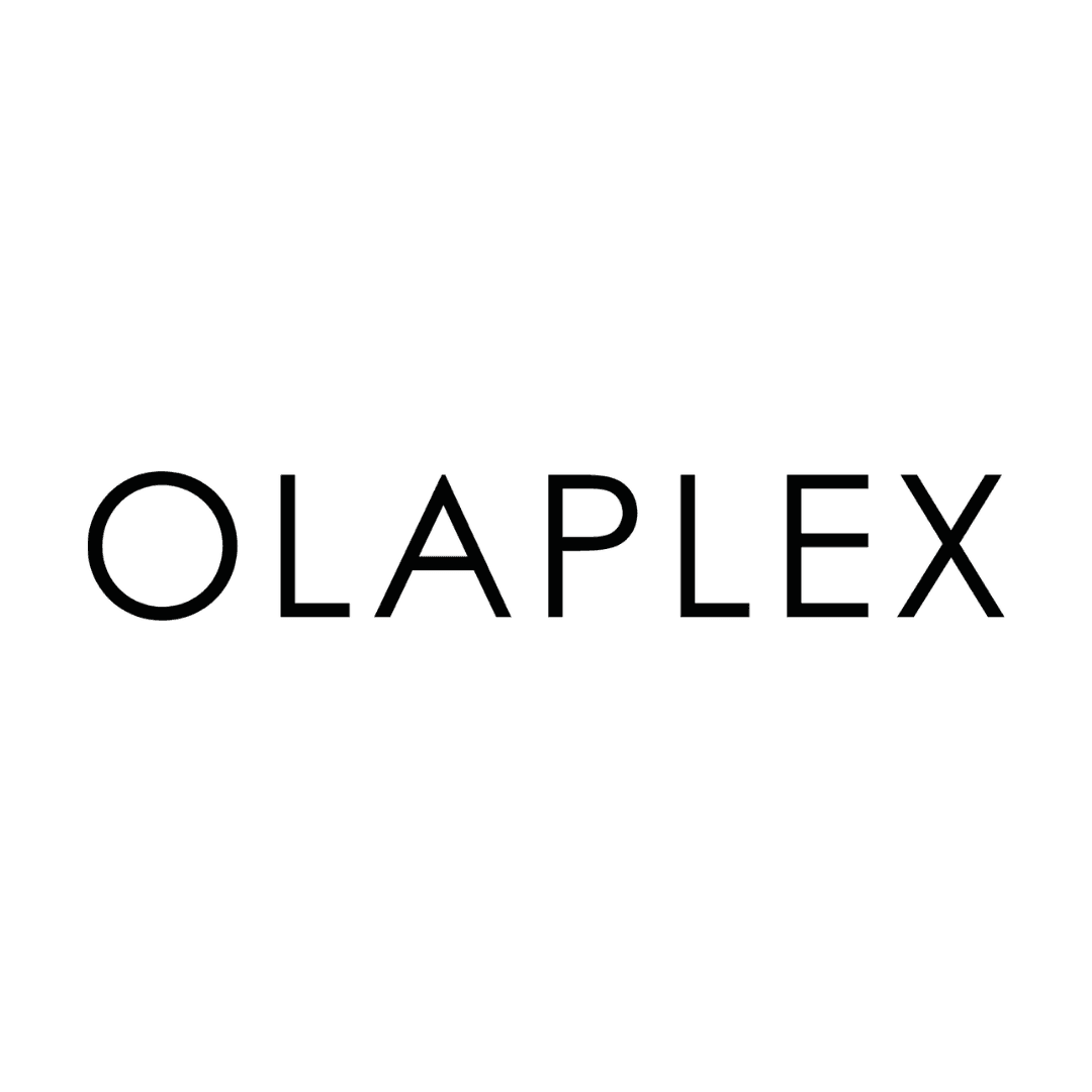 Olaplex logo in black text on a white background.